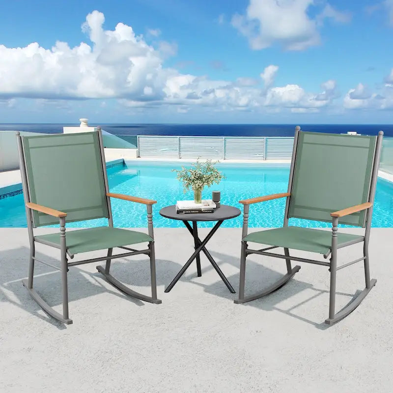 2 - Person Outdoor Patio Rocking Chairs