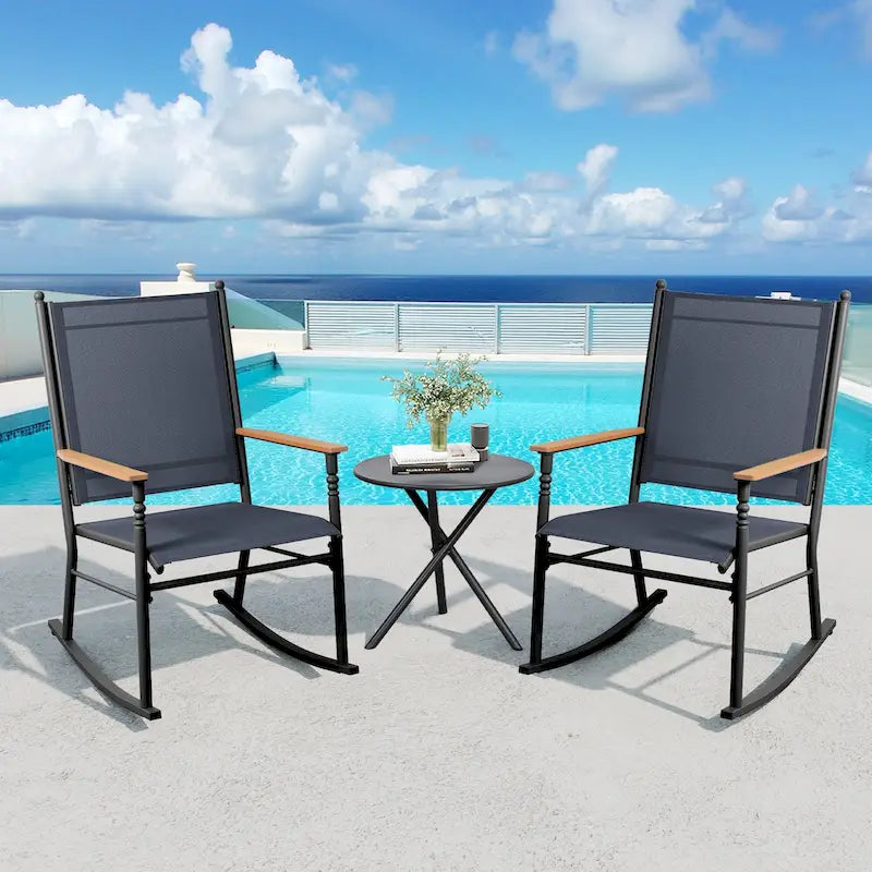 2 - Person Outdoor Patio Rocking Chairs