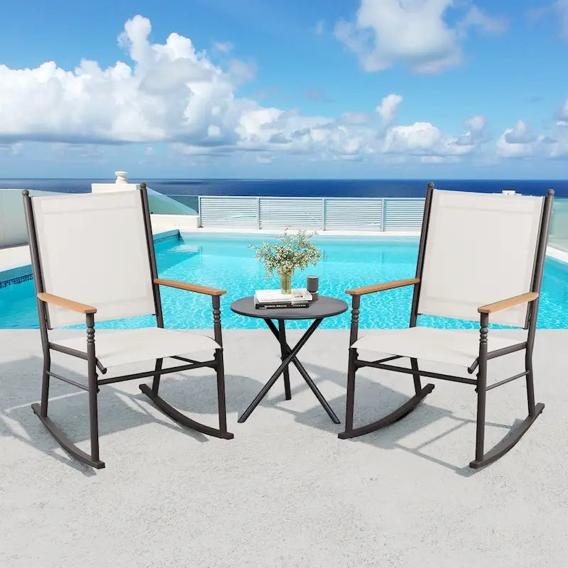 2 - Person Outdoor Patio Rocking Chairs