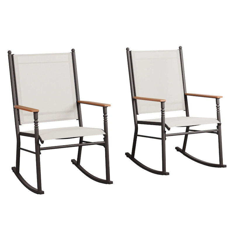 2 - Person Outdoor Patio Rocking Chairs