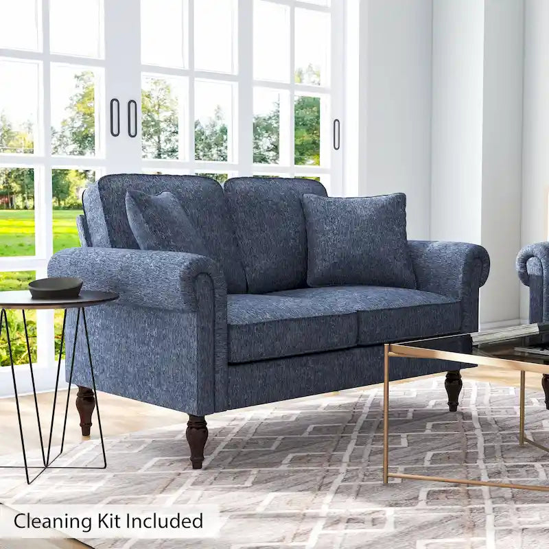 Igny Traditional Chenille Multiple Cushions Loveseat by Furniture of America