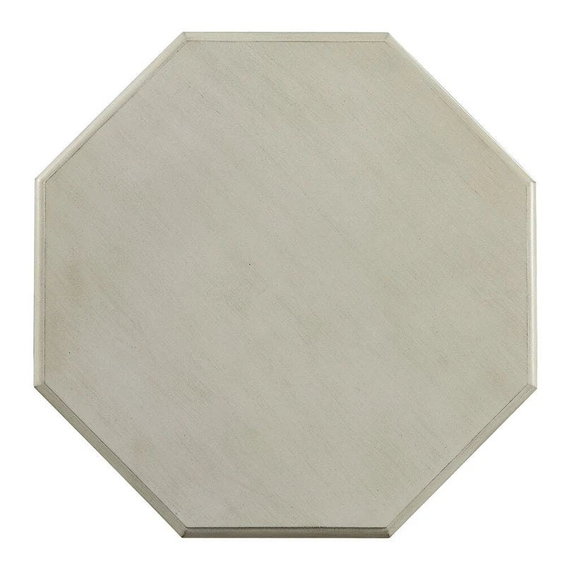 Traditional 24-inch Solid Wood Octagon Side Table
