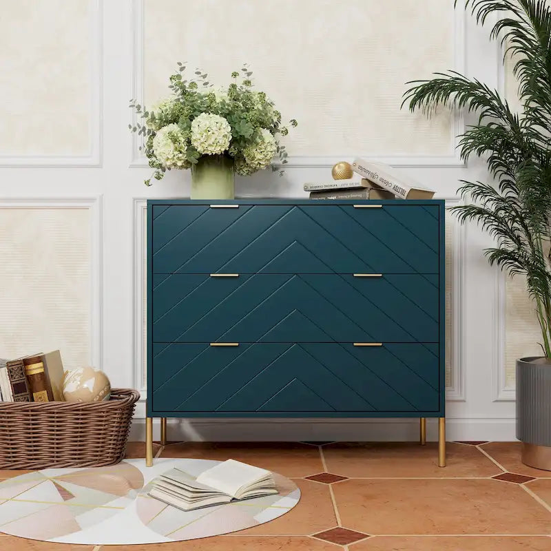 3-Drawer Storage Chest Dresser for Bedroom