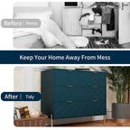  3-Drawer Storage Chest Dresser for Bedroom