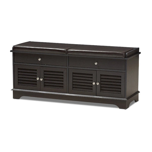 2-Drawer Shoe Storage Bench