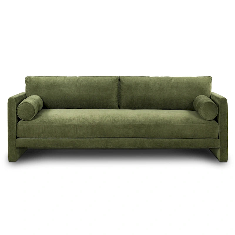 Poly & Bark Lea 90 Sofa - Includes 2 Bloster Pillows and Removable Cushion Covers