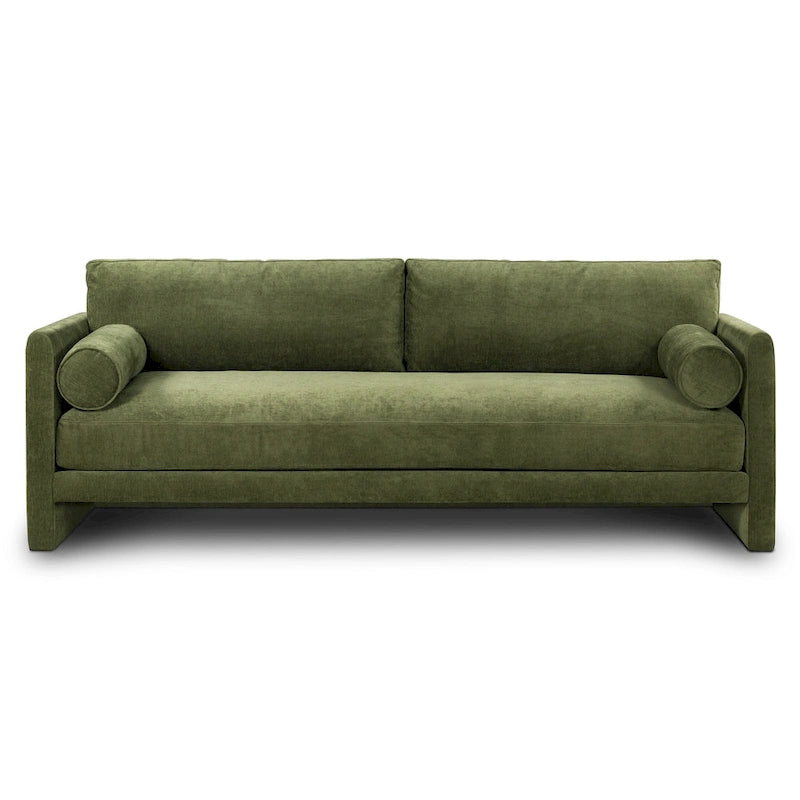 Poly & Bark Lea 90 Sofa - Includes 2 Bloster Pillows and Removable Cushion Covers