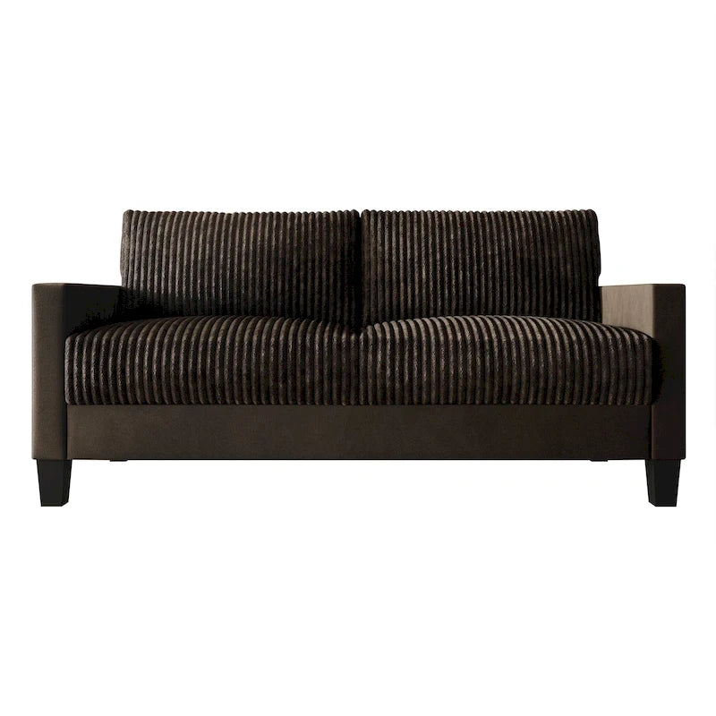 CraftPorch Corduroy Mid-Century Modern Velvet Upholstered Sofa