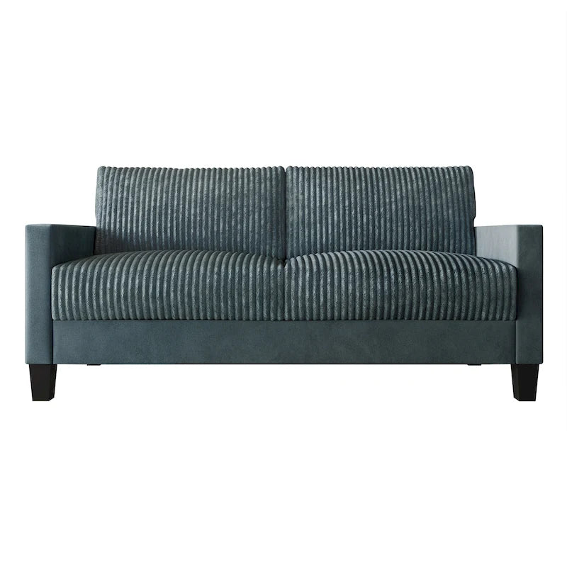 CraftPorch Corduroy Mid-Century Modern Velvet Upholstered Sofa