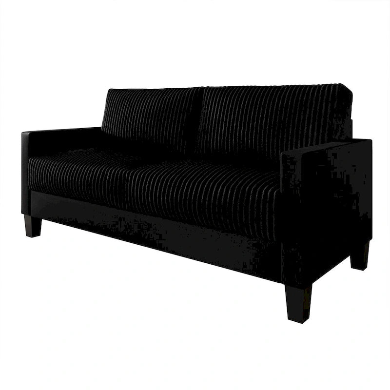 CraftPorch Corduroy Mid-Century Modern Velvet Upholstered Sofa