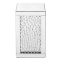 12 inch Crystal End table in Clear Mirror Finish